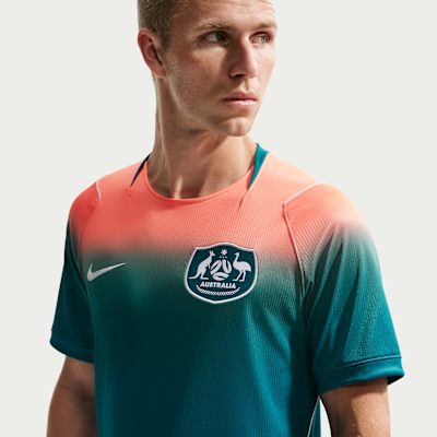 Nike Avustralya 2026 Stadyum Deplasman Nike Dri-FIT Erkek Futbol Taraftar Forması