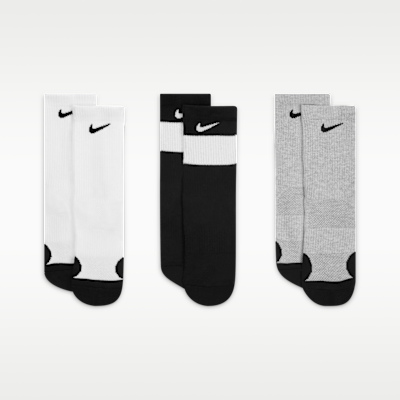 Calcetines para niños talla pequeña Nike Elite Crew Socks (3 Pairs)