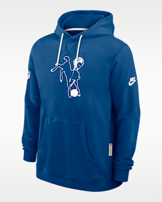 Мужское худи Indianapolis Colts Alt Offensive Set Play Sideline Nike Dri-FIT NFL Pullover Hoodie