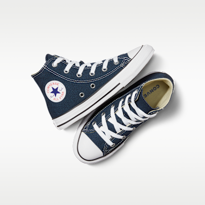 Calzado de perfil alto para niños de talla pequeña Converse Chuck Taylor All Star (10.5c-3y)