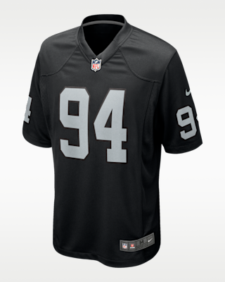 Мужские джерси Christian Wilkins Las Vegas Raiders Nike NFL Game Jersey