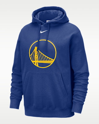 Мужское худи Golden State Warriors Club Nike NBA Pullover Hoodie