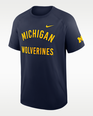 Мужская футболка Michigan Premium Performance Nike Dri-FIT College