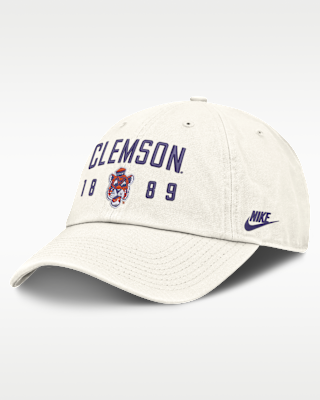 Мужские Clemson Natural Club Nike College Adjustable Hat