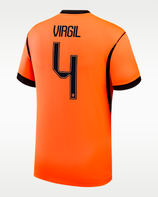 Мужские джерси Virgil van Dijk Netherlands National Team 2026 Stadium Home Nike Dri-FIT Soccer Jersey