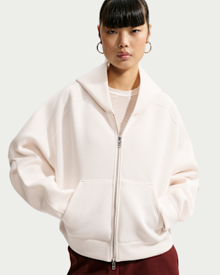 Женское худи Nike Article Fleece Oversized Full-Zip Hoodie