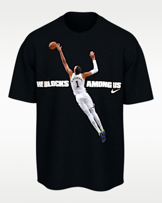 Женская футболка Victor Wembanyama San Antonio Spurs 2026 NBA Defensive Player of the Year Nike NBA Basketball для баскетбола