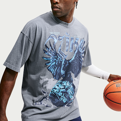 Nike Oversize Erkek Basketbol Tişörtü görsel 3