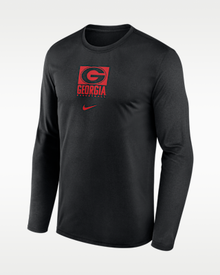 Мужская футболка Georgia Courtside Nike Dri-FIT College Long-Sleeve