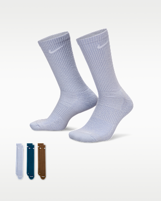 Unisex носки Nike Everyday Plus Cushioned Training Crew Socks (3 Pairs) для тренировок