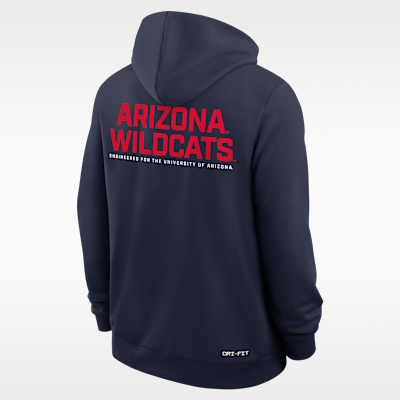 Arizona Sideline Men's Nike Dri-FIT College Full-Zip Hoodie