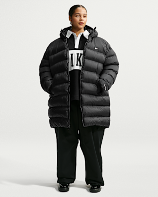 Женская парка Nike Sportswear Classic Loose Therma-FIT Hooded Parka (Plus Size)