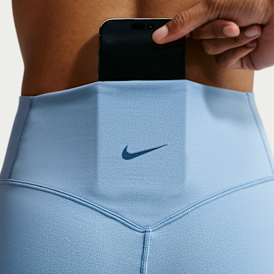 Nike Universa Yüksek Belli Bilek Üstü Fileli Kadın Taytı görsel 6
