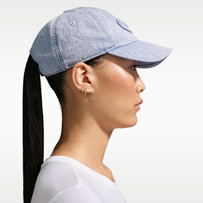 Nike Club Yumuşak Denim Yamalı Şapka görsel 4