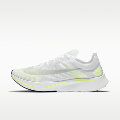 Nike Zoom Fly Volt Sneakers in Summit — White/Volt Glow (AJ9282-107)