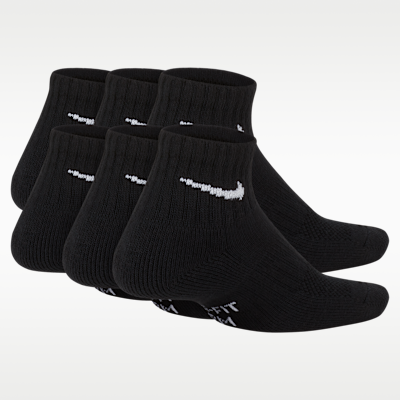 Nike Everyday Kids' Cushioned Ankle Socks (6 Pairs)
