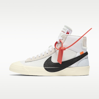 Off-White x Nike Blazer Mid "The Ten" — White/Black-Muslin (AA3832-100)
