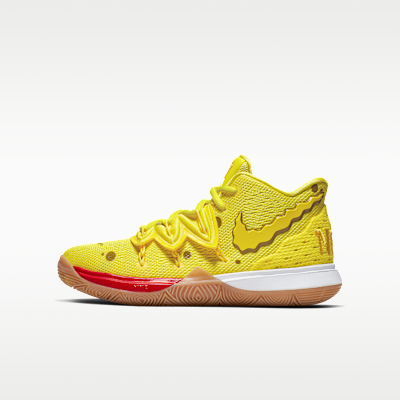 SpongeBob SquarePants x Nike Kyrie 5 GS "SpongeBob" — Opti Yellow/Opti Yellow (CJ7227-700)