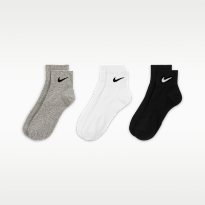 ナイキ パフォーマンス ライトウェイト トレーニング アンクル ソックス (3足)