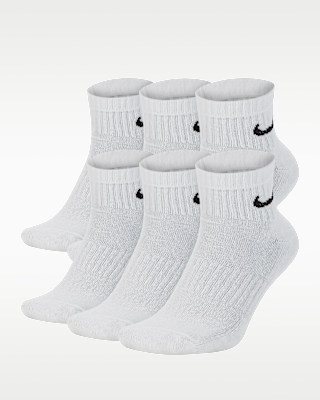 Unisex носки Nike Everyday Cushioned Training Ankle Socks (6 Pairs) для тренировок