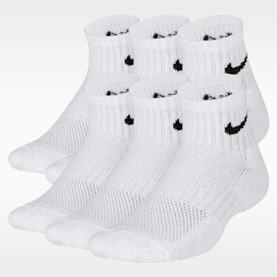 Nike Everyday Kids' Cushioned Ankle Socks (6 Pairs)