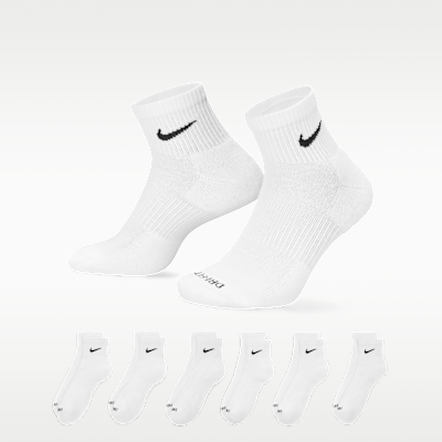 Calcetines al tobillo de entrenamiento Nike Everyday Plus Cushioned (6 pares)