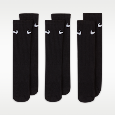 Calcetines deportivos con amortiguación para niños Nike Everyday (3 pares)