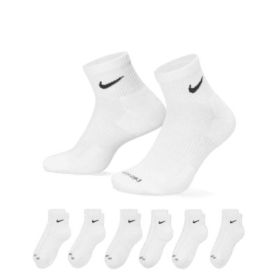 Calcetines al tobillo de entrenamiento Nike Everyday Plus Cushioned (6 pares)