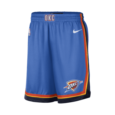 Oklahoma City Thunder Icon Edition Men's Nike NBA Swingman Shorts