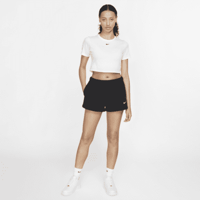 nike women's fleece shorts nikelab