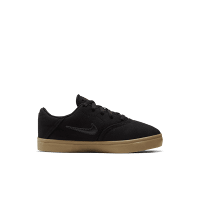 Tenis de skateboarding para niños talla pequeña Nike SB Check Canvas