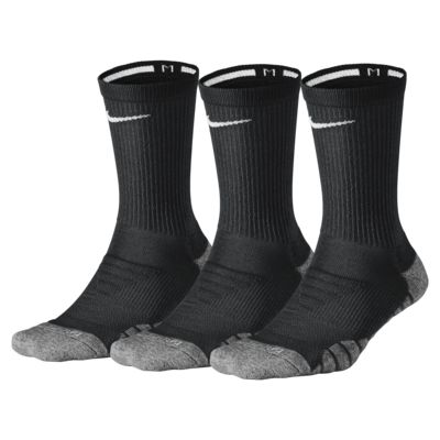 nike socks crew black