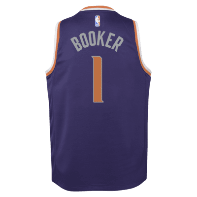 Camiseta de la NBA para niños talla grande Devin Booker Phoenix Suns Nike Icon Edition Swingman