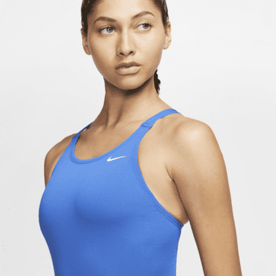 Traje de baño Fastback de 1 pieza para mujer Nike Poly Solid