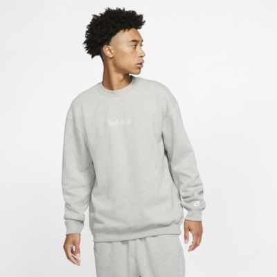 nike just do it fleece crewneck