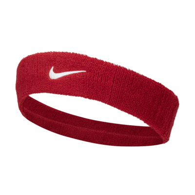 nike swoosh headband red