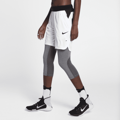 white basketball shorts womens