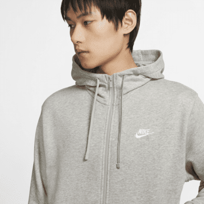 Hoodie com fecho completo Nike Sportswear Club para homem