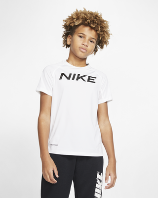 Детские шорты Nike Pro Big Kids’ (Boys’) Short-Sleeve Training Top для тренировок
