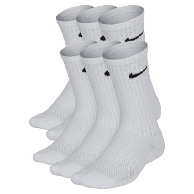 kids white nike socks