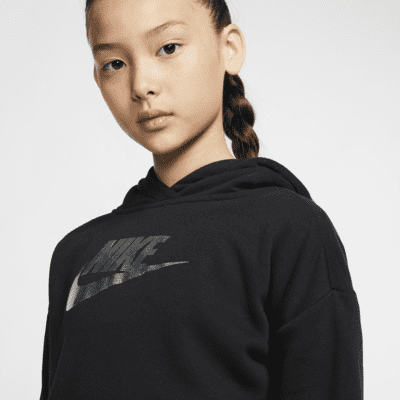 Nike Sportswear Older Kids' (Girls') Cropped Hoodie. Nike IL