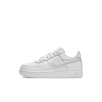 all white air force ones grade school