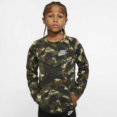 Nike Sportswear Tech Fleece Little Kids' Sweatshirt