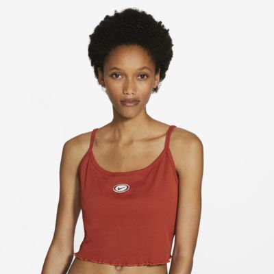 nike sportswear swoosh cropped tank