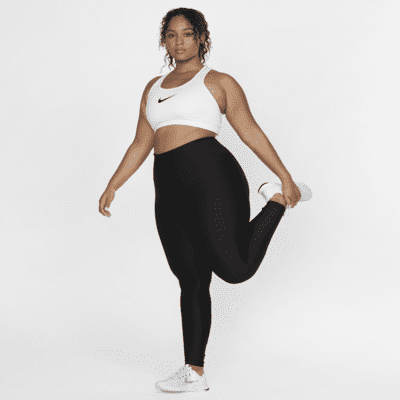 Nike Swoosh Women's Medium-Support Non-Padded Sports Bra (Plus size ...
