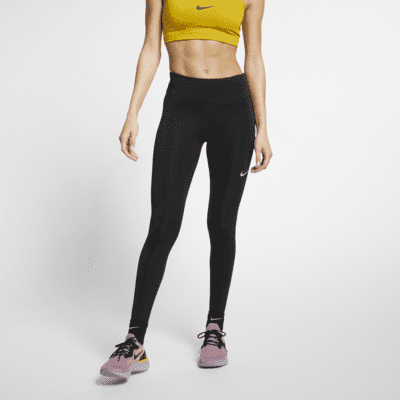 nike leggings mesh panels