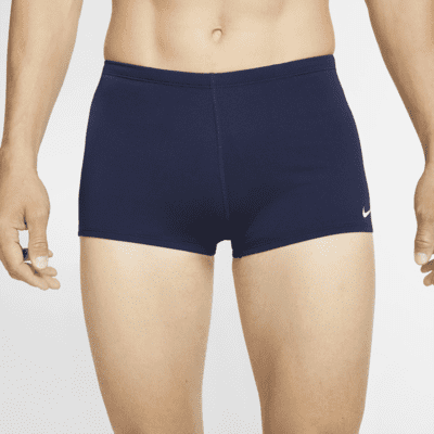 Panegy Men's Splice Jammer Compression Square Leg Swimsuit Solid Briefs 