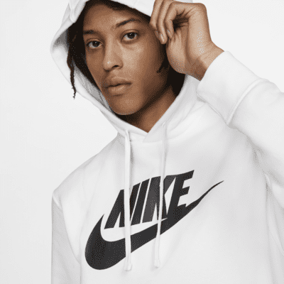 Sudadera con gorro sin cierre con estampado para hombre Nike Sportswear Club Fleece