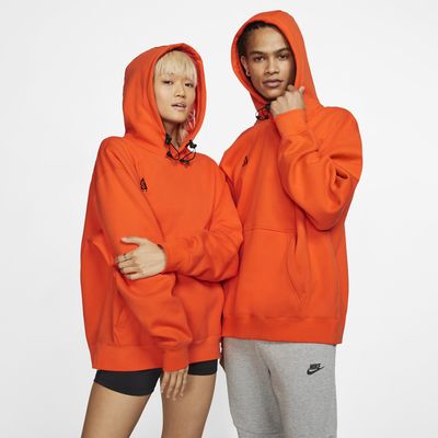 nike orange hoodie women's
