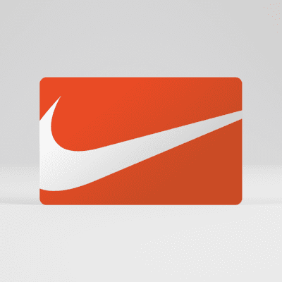 La tarjeta de regalo digital Nike llega correo electrónico en aproximadamente dos horas. Nike.com